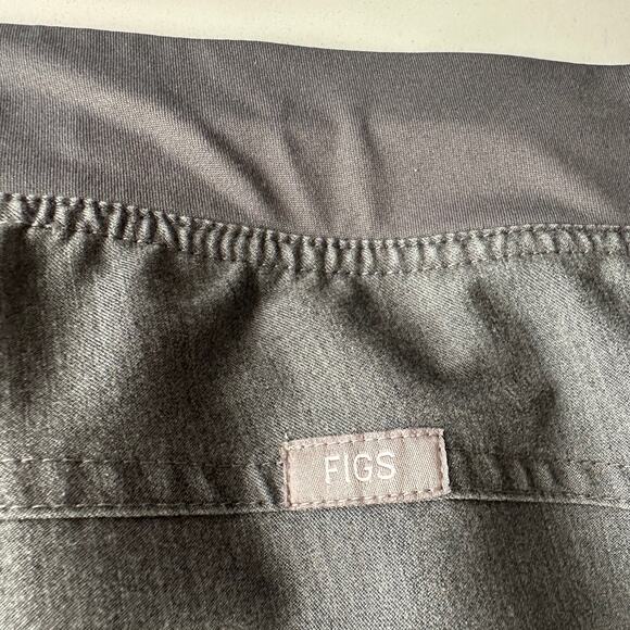 Figs Technical Collection Side Pockets Pull On Grey Scrub Pants women XXL 2XL - Picture 11 of 12